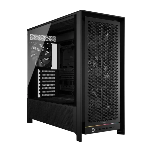 FRAME 5000D RS Mid-Tower PC Case; 4x RS 140 PWM Fans; 2x 2.5'' ; 1x 3.5''; Black.