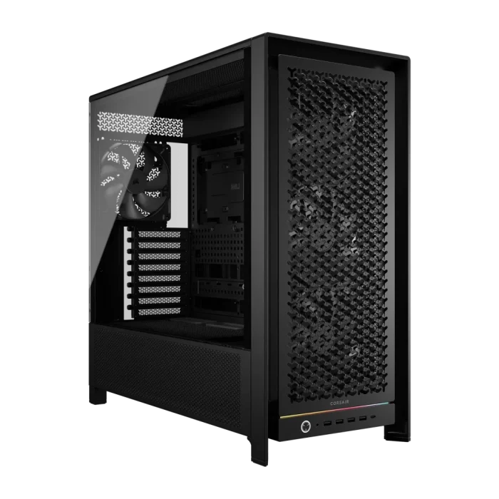 FRAME 5000D RS Mid-Tower PC Case; 4x RS 140 PWM Fans; 2x 2.5'' ; 1x 3.5''; Black.