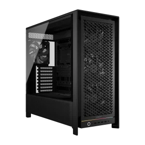 FRAME 5000D RS Mid-Tower PC Case; 4x RS 140 PWM Fans; 2x 2.5'' ; 1x 3.5''; Black.