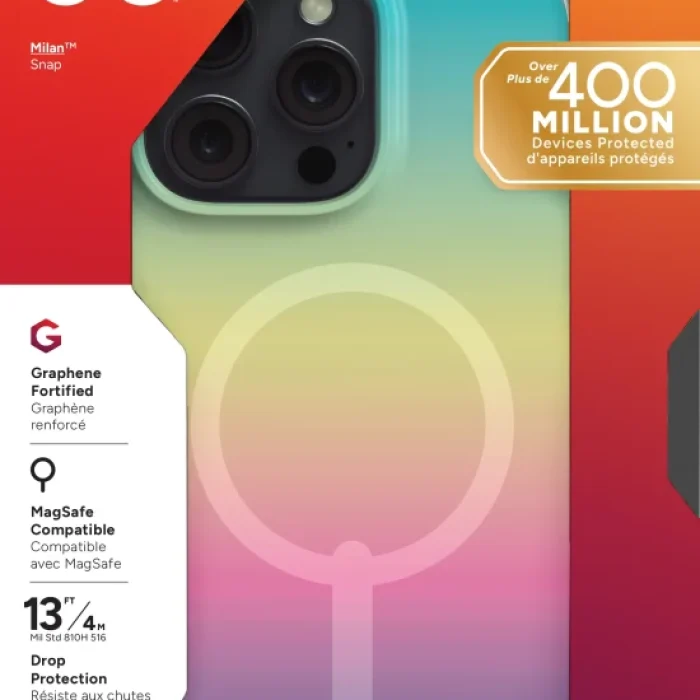 ZAGG Cases Milan Snap Apple  iP16 Pro Max  Iridescent