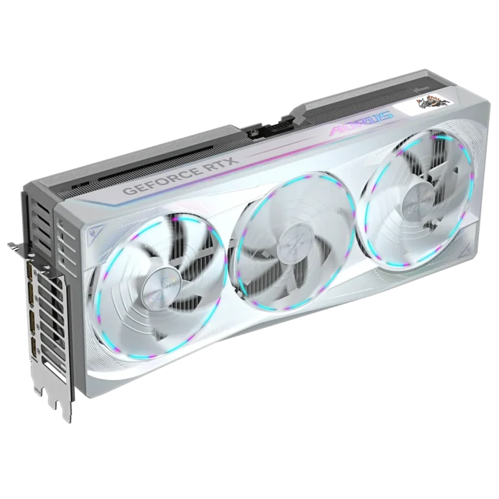 GIGABYTE nVidia GeForce RTX 5090 AORUS MASTER ICE  - 32GB GDDR7; 512-Bit Memory Bus; 1x HDMI; 3x DisplayPort; Min 1000W PSU. .