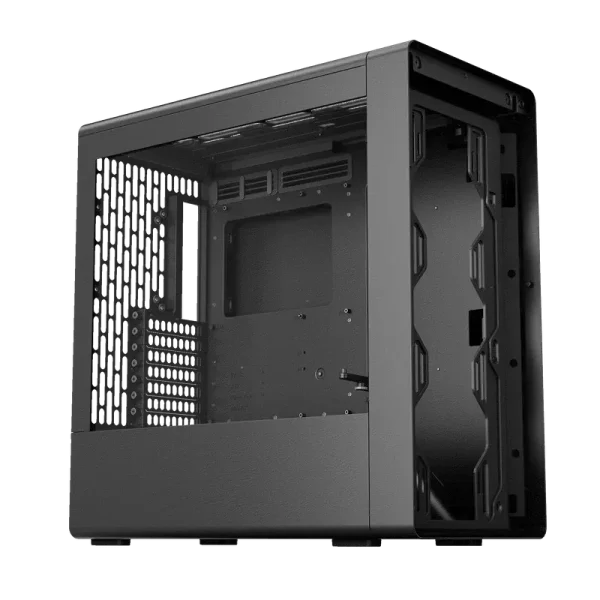 Aerocool HAVN BF 360 Flow Black EATX case - Adjustable GPU Bracket - Supports up to 7 fans (2x180; 1x140mm incl) - 2x 3.5'' or 4