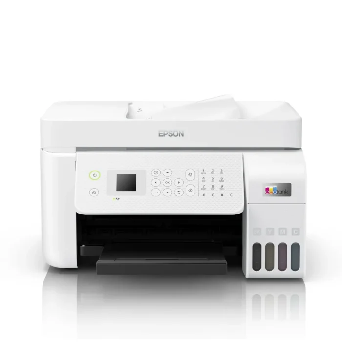 Epson EcoTank L5296 4-in-1 with Wi-Fi Direct and Ethernet Printer **Take unit to Partserve to replace Maintenance Box / Ink Wast