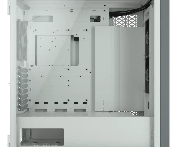7000D Airflow White Tempered Glass Mid-Tower; 6x 3.5'' |  4x 2.5'' Drive Bays ; 480mm Radiator Compatible; 3x140mm fan incl