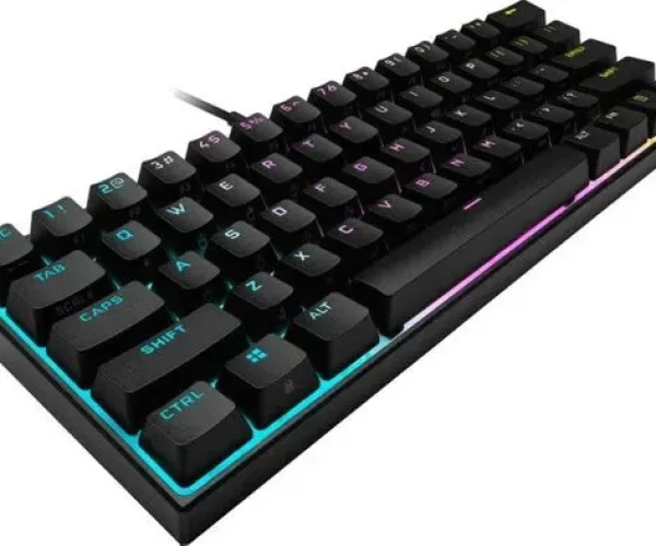 Corsair K65 Mini RGB 60%; Cherry MX speed mechanical switches