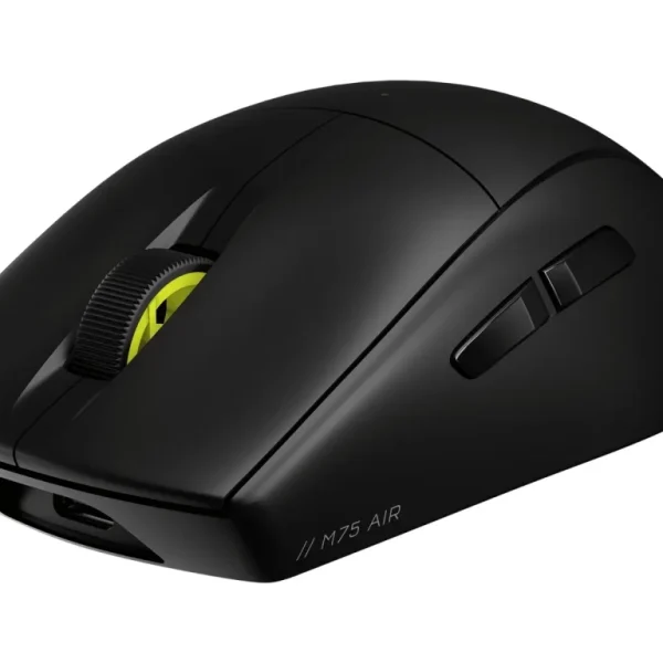 Corsair M75 AIR WIRELESS Ultra-Lightweight Gaming Mouse; 26000 DPI; . 2.4GHz SLIPSTREAM; Bluetooth  – Black