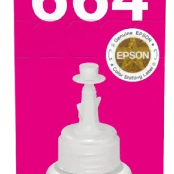 Epson T6643 Ecotank Magenta ink bottle (70ml). 7500 pages @ 5% coverage