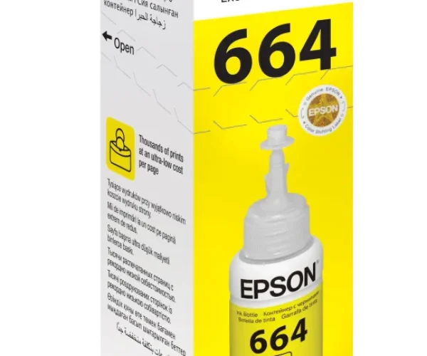 Epson T6644 Ecotank Yellow ink bottle (70ml). 7500 pages @ 5% coverage
