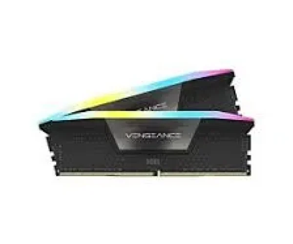 Corsair VENGEANCE® RGB 48GB (2 x 24GB) DDR5 DRAM 6000 C36 Memory Kit; 36-44-44-96; 1.25V Intel XMP - Black