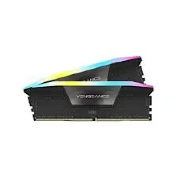 Corsair VENGEANCE® RGB 48GB (2 x 24GB) DDR5 DRAM 6000 C36 Memory Kit; 36-44-44-96; 1.25V Intel XMP - Black