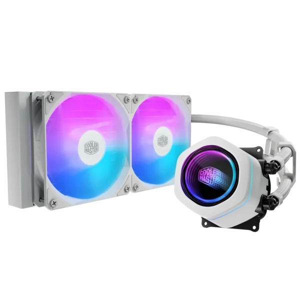 Cooler Master MasterLiquid Core Nex 240 ARGB; 240mm AIO liquid cooler ; Dual Chamber Pump; Intel LGA1700/1200/115x AMD AM5/AM4