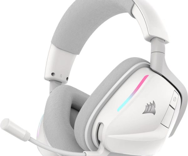 Corsair VOID Wireless v2 Gaming Headset; 2.4GHz/Bluetooth; Dolby Atmos; PC/Playstation; Mobile; White.