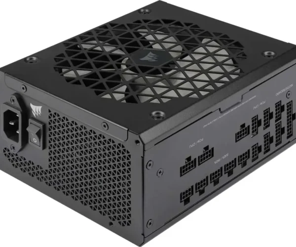 Corsair RM1000x Shift  —1000 Watt 80 PLUS Gold;10yr Warranty. ATX (1); EPS (2);PCI-E (4);12VHPWR (1);PATA (8);SATA (12)