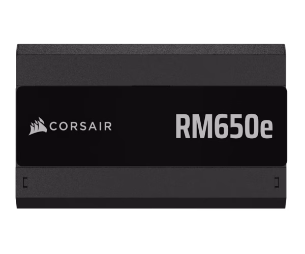 Corsair RM Series™ RM650e — 650 Watt 80 PLUS Gold Fully Modular ATX PSU; ATX 3.1 and PCIE 5.1 ; 7yr Warranty