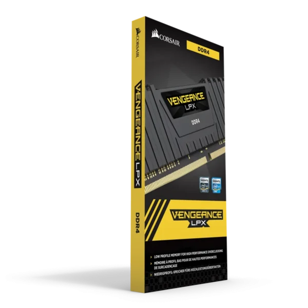 Corsair VENGEANCE® LPX 8GB (1 x 8GB) DDR4 DRAM 3000MHz C16 Memory Module16-20-20-38; 1.2V; Black