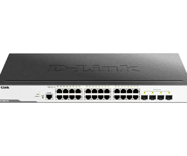 D-Link 24-Ports 10/100/1000Mbps + 4 SFP ports Managed Metro Ethernet Switch