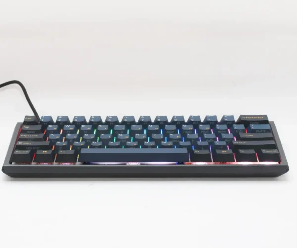 Ducky Keyboard One 3 Pro 60% Mechanical Keyboard; RGB; PBT Tripple Shot Keycaps  - Cherry MX2A Blue .
