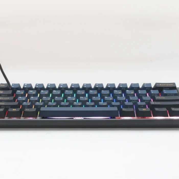 Ducky Keyboard One 3 Pro 60% Mechanical Keyboard; RGB; PBT Tripple Shot Keycaps  - Cherry MX2A Blue .