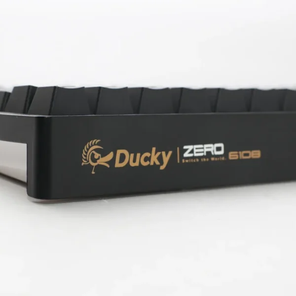 Ducky Keyboard Zero 6108 100% Mechanical Wireless Keyboard; RGB; USB 2.0 / 2.4GHz / BT - Cherry MX2A Speed Silver switches.