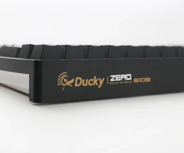 Ducky Keyboard Zero 6108 100% Mechanical Wireless Keyboard; RGB; USB 2.0 / 2.4GHz / BT - Cherry MX2A Blue switches.