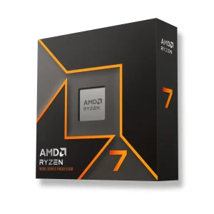 AMD Ryzen 7 9700X 8-Core/16-Threads;Socket AM5;Base Clock 3.8GHz; Max Boost 5.5 40MB Cache;65W Processor with Radeon GraphicsBOX