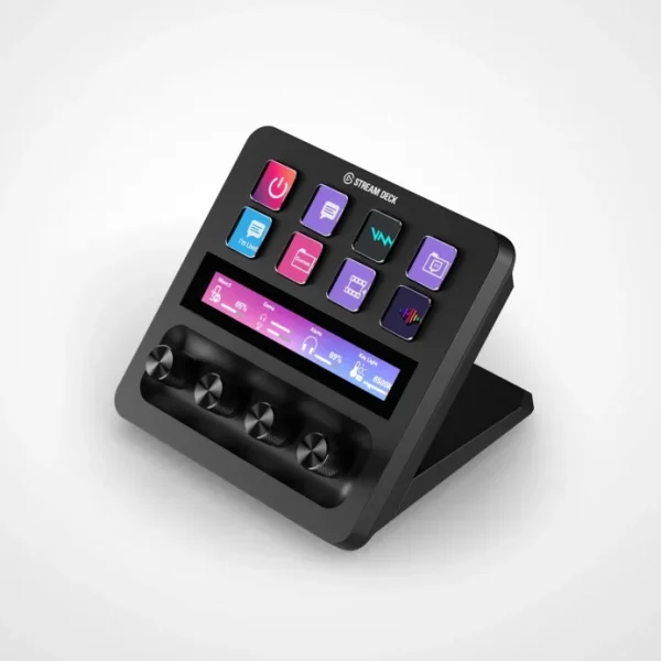 Elgato Stream Deck Plus - 8 x customizable LCD keys; 4 x 360° encoders with push function; LCD Touch Panel.