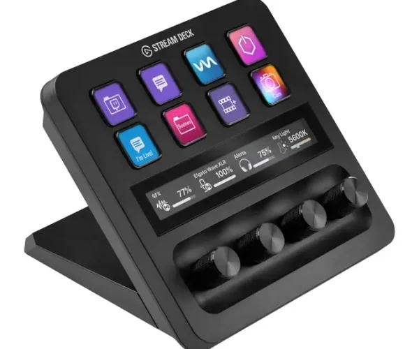 Elgato Stream Deck Plus - 8 x customizable LCD keys; 4 x 360° encoders with push function; LCD Touch Panel.
