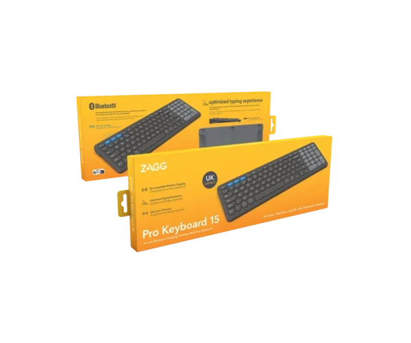 ZAGG Pro Keyboard Mid Size-Charcoal-UK 15''