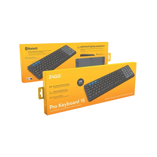 ZAGG Pro Keyboard Mid Size-Charcoal-UK 15''