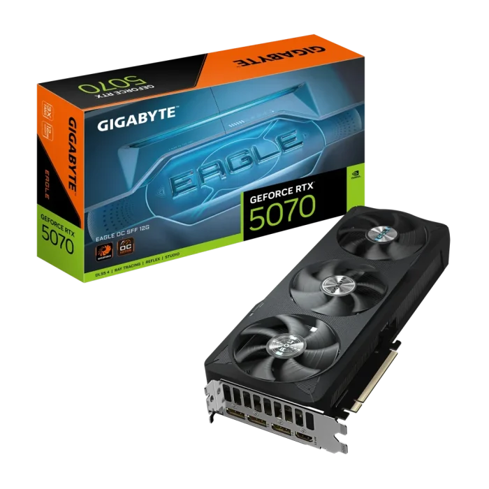 GIGABYTE nVidia GeForce RTX™ 5070 EAGLE OC SFF - 12GB GDDR7 HDMIx1/DPx3