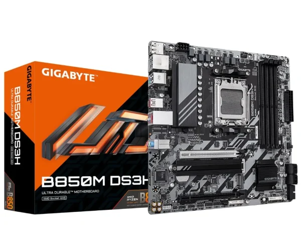 GIGABYTE AMD B850 Gaming Chipset for AMD AM5; 4x Dual DDR5; 2x M2; 1x HDMI 2x DP. .
