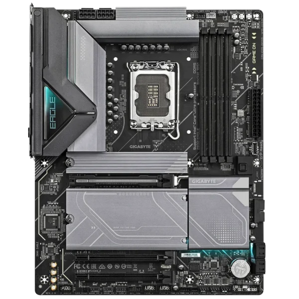 GIGABYTE Intel® Z890 Chipset for LGA 1851; 4x DDR5; 4x M2; USB4® USB Type-C®/DP; ATX.