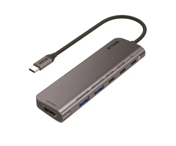6-in-1 USB-C adapter ;2xUSB-A 3.1; 2xUSB-C 3.1; 1xHDMI 4K at 60Hz; 1xUSB-C PD 100W