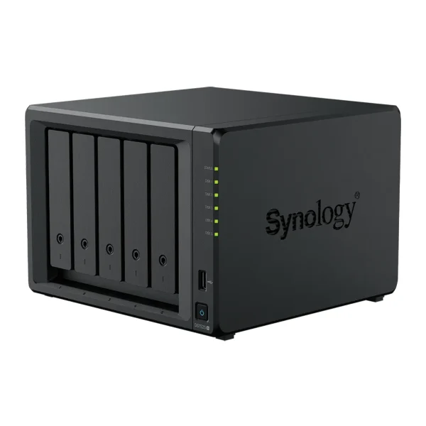 Synology DS1525+ 5 Bay NAS (Espandable to 15 bay) AMD Ryzen V1500B 4C CPU 8 GB DDR4 ECC SODIMM (2 DIMM Slots)