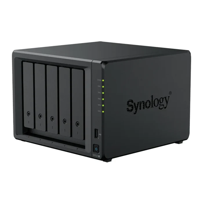 Synology DS1525+ 5 Bay NAS (Espandable to 15 bay) AMD Ryzen V1500B 4C CPU 8 GB DDR4 ECC SODIMM (2 DIMM Slots)