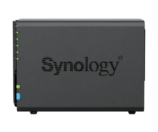 Synology DS225+ 2 Bay Desktop NAS Intel Celeron J4125 4C 2GB soldered DDR4 non-ECC (one open RAM slot; max 6GB RAM)