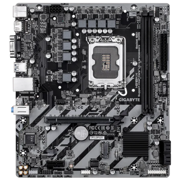 GIGABYTE Intel® H810 Chipset for LGA 1851; 2x DDR5; 1x M2; HDMI 1x VGA; mATX