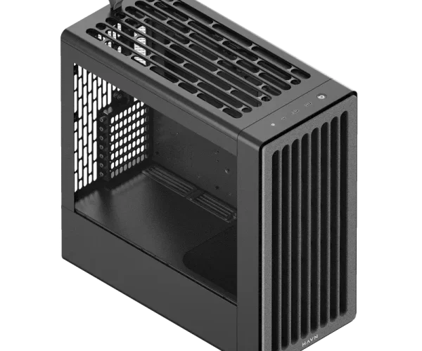 Aerocool HAVN BF 360 Flow Black EATX case - Adjustable GPU Bracket - Supports up to 7 fans (2x180; 1x140mm incl) - 2x 3.5'' or 4