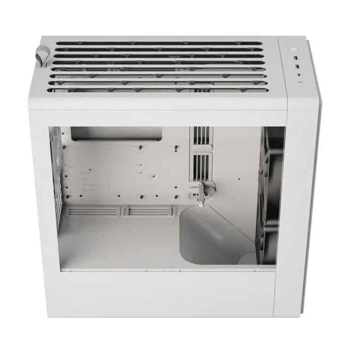 Aerocool HAVN BF 360 Flow White EATX case - Adjustable GPU Bracket - Supports up to 7 fans (2x180; 1x140mm incl) - 2x 3.5'' or 4