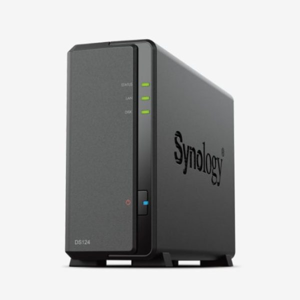 DiskStation 1 Bay NAS; Realtek RTD1619B; 4-core 1.7 GHz; 1 GB DDR4 non-ECC; RAM not upgradeable