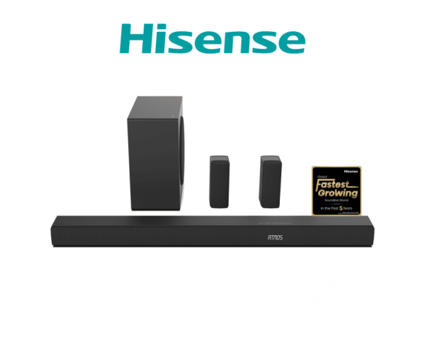 Hisense AX5100Q Soundbar 5.1 Channel Soundbar