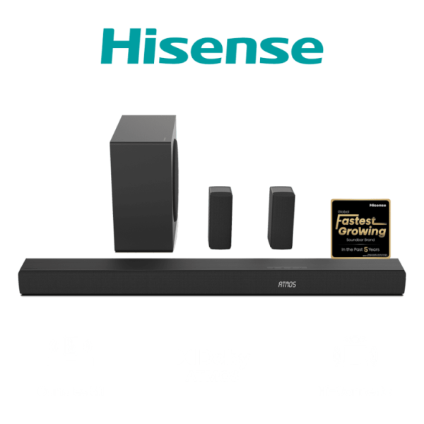 Hisense AX5100Q Soundbar 5.1 Channel Soundbar