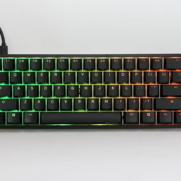 Ducky Keyboard One 2 Pro 60% Mechanical Keyboard; RGB; PBT Double Shot Keycaps  - Cherry Blue .