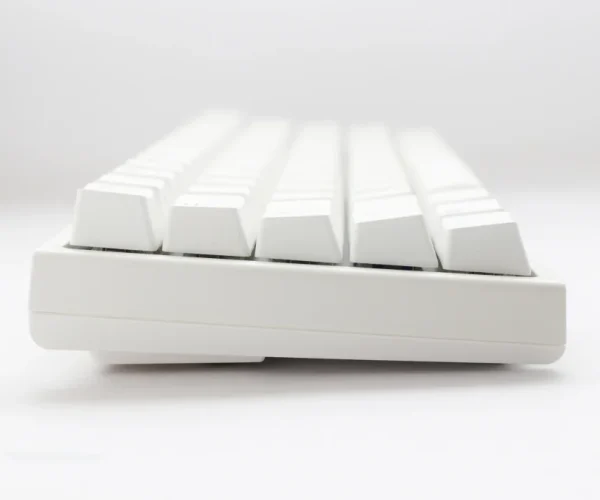 Ducky Keyboard One 2 Pro 60% Mechanical Keyboard; RGB; PBT Double Shot Keycaps - White- Cherry Black .