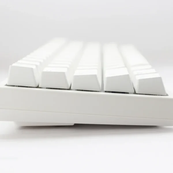 Ducky Keyboard One 2 Pro 60% Mechanical Keyboard; RGB; PBT Double Shot Keycaps - White- Cherry Black .