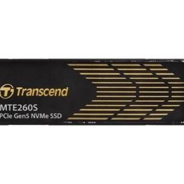 TRANSCEND 4TB MTE260S PCI-E GEN 5X4 M.2 NVMe 2280 SSD 3D NAND -14500 MB/s Read 13500 MB/s Write- Graphen Heat Spreader -3000TBW