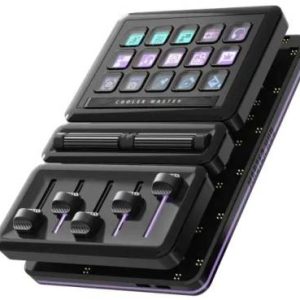 Cooler Master- Master Hub Kit- MHSK13AA00 Includes - MHBS01AA46 (BASE)+ MHKD15AA43 (15XKEY IPS DISPLAY) +MHFD05AA42 + MHRR02AA41