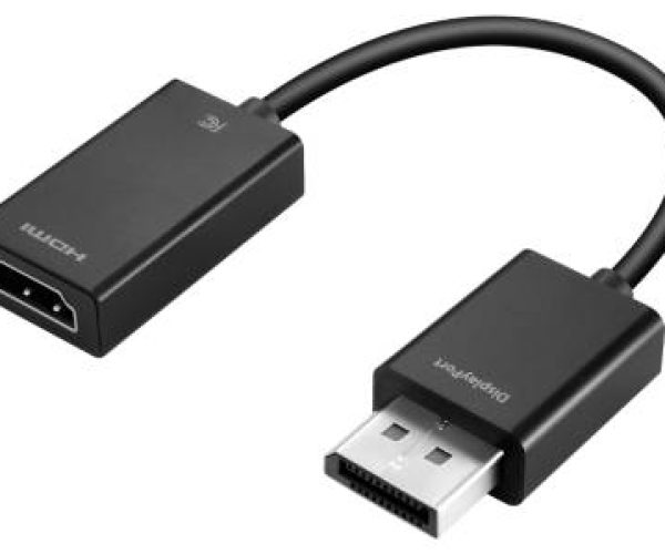RCT display port to HDMI 4K (M to F) adapter with audio