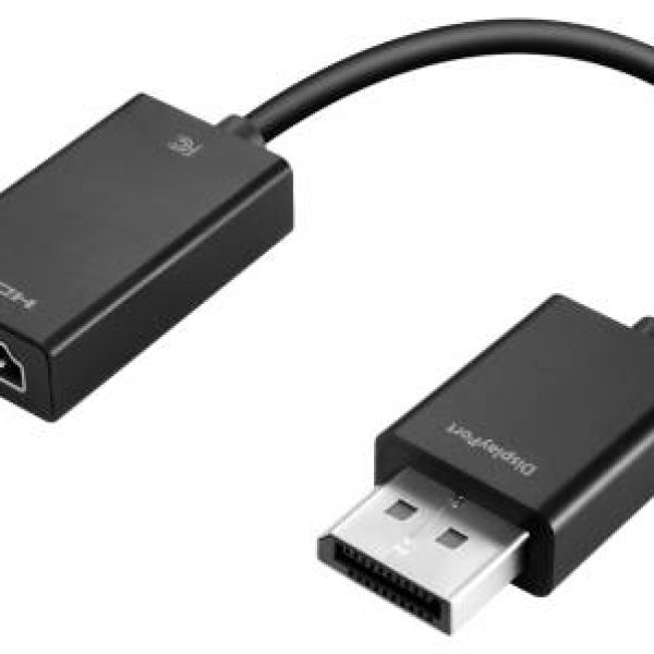RCT display port to HDMI 4K (M to F) adapter with audio