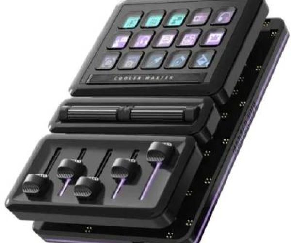 Cooler Master- Master Hub Kit- MHSK13AA00 Includes - MHBS01AA46 (BASE)+ MHKD15AA43 (15XKEY IPS DISPLAY) +MHFD05AA42 + MHRR02AA41
